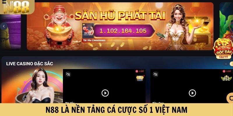 N88 là nền tảng cá cược số 1 Việt Nam