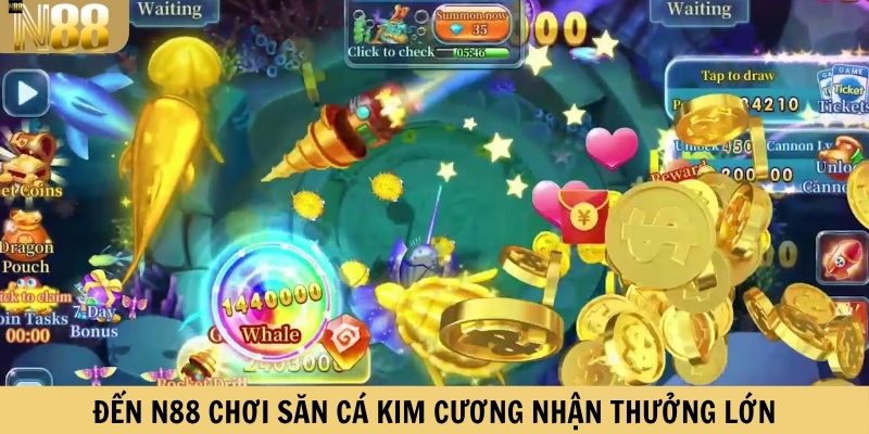 Đến N88 chơi săn cá Kim Cương nhận thưởng lớn