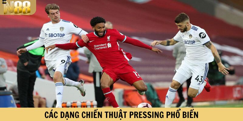 Các dạng chiến thuật Pressing phổ biến