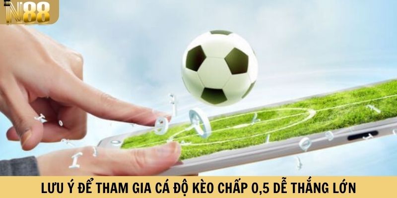 Lưu ý để tham gia cá độ kèo chấp 0,5 dễ thắng lớn