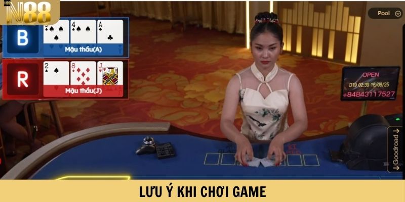 Lưu ý khi chơi game