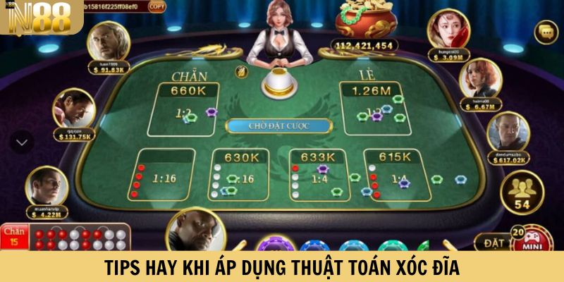 Tips hay khi áp dụng thuật toán xóc đĩa
