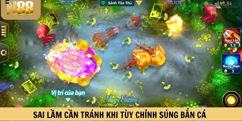 Sai lầm cần tránh khi tùy chỉnh súng Bắn cá